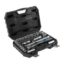 Įrankių rinkinys 24 vnt. 1/2" terkšlė 8–32 mm, Hoegert Technik