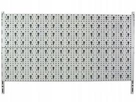 Metalinis įrankių laikymo skydas STD Element System, 80x40 cm, baltas