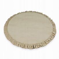 Apvali žaidimų kilimėlis vaikams MIMII, 100 cm, smėlio spalvos, 3 cm storio