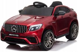 Vaikiškas elektromobilis MERCEDES GLC 63S, odinė sėdynė, 4x4 pavara, lako danga, minkšti EVA ratai
