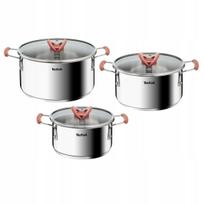 Puodų rinkinys Tefal Opti'Space, nerūdijančio plieno, 6 dalių