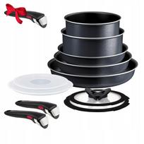 Puodų ir keptuvių rinkinys Tefal Ingenio So'Light, 11 dalių, indukcinėms viryklėms, su nuimama Ingenio rankena