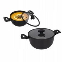 Puodų rinkinys su dangčiais ZWIEGER SENSA, 20 cm ir 24 cm, indukcijai, 2,5 l ir 4,4 l, 4 dalių