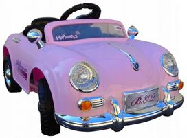 Vaikiškas elektromobilis RETRO AUTO CLASSIC, 2 varikliai, nuotolinio valdymo pultas, 2.4G, MP3, žibintai
