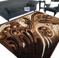 Kilimas 270x360 cm, austas BCF, Shiraz, rami bronzinė ir bordo spalva, raštuotas