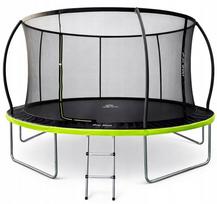 Sodo batutas ATLAS SPORT 427 cm, 180 cm tinklas, žalias