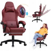 Žaidimų kėdė su HIFI garsiakalbiais, ergonomiška, reguliuojama