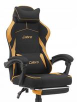 Žaidimų kėdė CABRO C502, oranžinė-juoda, audinys