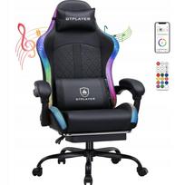 Žaidimų kėdė GTPLAYER su garsiakalbiais ir LED apšvietimu