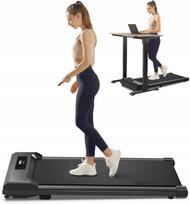 Elektrinis bėgimo takelis, 6 km/val., tylus, su nuotolinio valdymo pultu, iki 120 kg