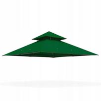 Sodo paviljono stogas, 300 x 300 cm, 370 g/m², žalias