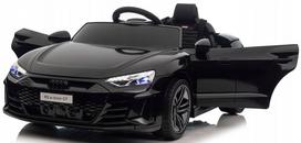 Vaikiškas elektromobilis AUDI E-TRON GT RS, odinė sėdynė, 4x4 pavara, minkšti EVA ratai