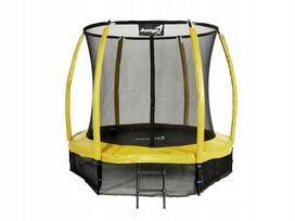 Sodo batutas 252 cm Maxy Comfort Plus geltonas, su vidiniu tinklu
