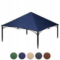 Sodo paviljono stogas 3 x 3 m, tamsiai mėlynas, M3