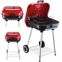 Kepsninės grotelės GARDEN GRILL su dangčiu, 43,5x43,5 cm, nešiojamos
