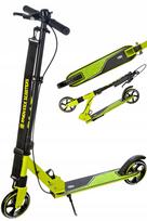 Vaikiškas paspirtukas RAVEN Epic Lime 145 mm su skambučiu, amortizacija ir stabdžiu