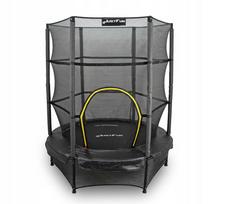Vaikiškas batutas su vidiniu tinklu JUST FUN, 140 cm, juodas