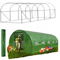 Sodo tunelio šiltnamis 3x8x2 m, 24 m², plėvelė, cinkuotas rėmas
