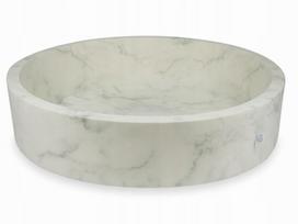 Vaikiška sausa žaidimų baseinas be kamuoliukų, apvalus, 130x30 cm, "Marble