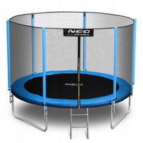 Vaikiškas lauko batutas su apsauginiu tinklu NEO-SPORT, 252 cm (8 ft)