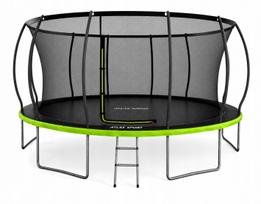 Sodo batutas ATLAS SPORT 488 cm, 16 ft, tinklas 180 cm, žalias