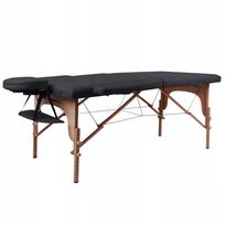 Sulankstomas masažo stalas inSPORTline ORASHI, 2 dalių, 250 kg, juodas
