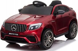 Vaikiškas elektromobilis MERCEDES GLC 4x4, 12V 9Ah, oda, EVA ratai, LED žibintai, USB, 180W