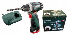 Atsuktuvas METABO PowerMaxx BS Basic, 12V, 2Ah akumuliatorius, 34 Nm, įkroviklis