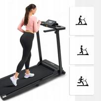 Elektrinis sulankstomas bėgimo takelis namams, 12 programų, greitis iki 8 km/h