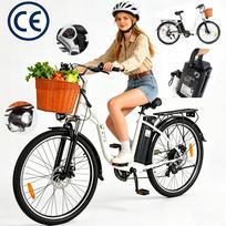 Elektrinis dviratis DYU C6, 250W, 36V, 12,5Ah, 26", 6 pavaros, iki 70 km
