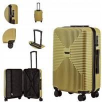 Vidutinio dydžio 24" kelioninis lagaminas WINGS EKO, 63 l, su TSA spyna, 360° ratukai, lengvas