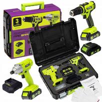 Atsuktuvų ir smūginio suktuvo rinkinys NAC SMART NS-SET1-20V, 20V