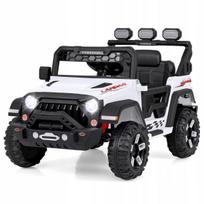 Vaikiška elektrinė mašinėlė Costway, balta, Hamer Jeep