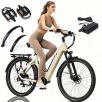 Elektrinis dviratis TTGO C7 SE, 250 W, 18 Ah, 25 km/val., vidurinio tipo variklis, 28" ratlankiai, EU