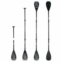 Sulankstoma SUP ir baidarės irklas AQUASTIC 170–220 cm, juodas, 3 dalių