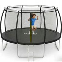 Vaikiškas sodo batutas 404 cm FUNFIT su vidiniu apsauginiu tinklu PREMIUM 13 ft