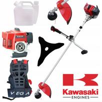 Žoliapjovė KAWASAKI TJ53E 3AG su VEGA VK53, diržai, diskinė galva, tvirta valo galvutė