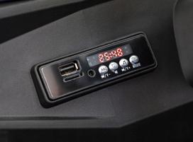 Vaikiškas elektromobilis UTV-MX 2000N, juodas, 2x12V 7Ah, 4x75W, EVA ratai, pultelis