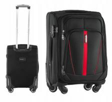 Lagaminas su ratukais DIAMOND BLACK, minkštas, S dydis, 20", C330
