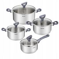 Puodų rinkinys TEFAL Daily Cook, nerūdijančio plieno, indukcijai, 8 dalių, G712S855