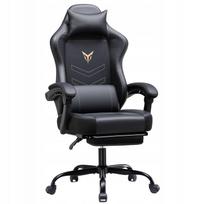 Žaidimų kėdė GTPLAYER su kojų atrama, ergonomiška