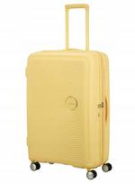Didelis lagaminas American Tourister Soundbox EXP, pastelinis geltonas