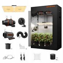 Auginimo rinkinys: Spider Farmer SF2000 LED, 1.2x0.6 m palapinė, 6” ventiliatorius, 4” oro ištraukėjas