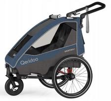 Dviračio priekaba Qeridoo Sportrex 1, mėlyna