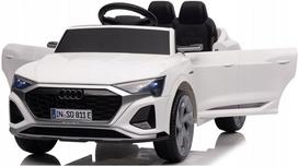 Elektrinis automobilis vaikams AUDI SQ8 12V, odinė sėdynė, minkšti EVA ratai, 4x4