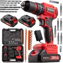 Akumuliatorinis suktuvas 20V, 2x2,0Ah, Bartimex BT-CD-20M, bešepetėlis, rinkinys