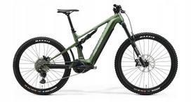 Elektrinis kalnų dviratis MERIDA eONE-SIXTY 675 LONG 18", žalia / balta