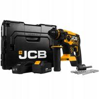 Perforatorius JCB 18BLRH, 18V, SDS Plus, L-Boxx, LED, 5,0 Ah komplektas su įkrovikliu