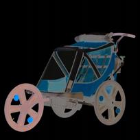 Dviračio priekabos rinkinys BELLELLI Jogging