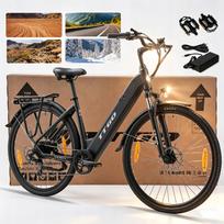 Elektrinis dviratis TTGO HZ-28ST, 28", 250W, 36V 20Ah, 120 km, moterims ir vyrams